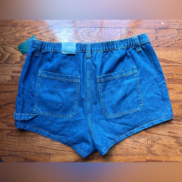 Wild Fable Dark Blue Jean Shorts - Picture 2 of 3